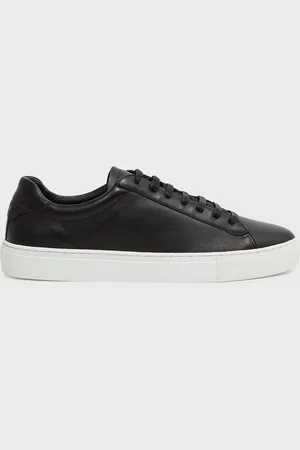 Reiss Finley Leather Low-Top Trainers