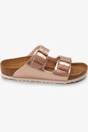 Birkenstock Kids Arizona Birko Flor kobbersandaler