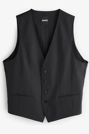 HUGO BOSS Slim-Fit Wool Waistcoat40