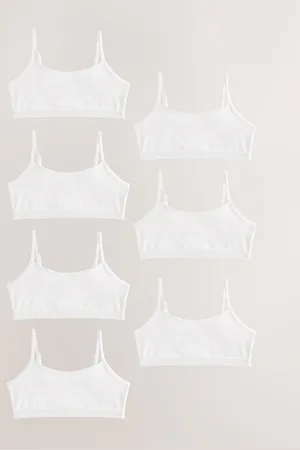 Next Hjerte Lace Trim Strappy Crop Tops 7 Pakke (5-16år)11 - 12 år (146 - 152cm)