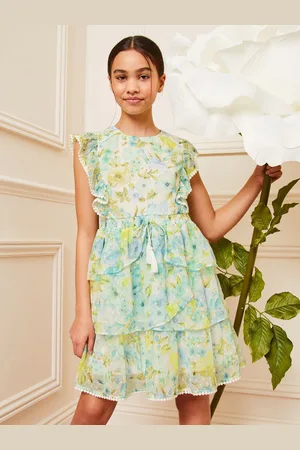 Lipsy London Chiffon Flæsekant Mini Kjole (5-16år)8 år ( 128 cm)