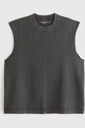 Abercrombie & Fitch 100% Cotton Acid Wash Sleeveless Tank Topxlarge