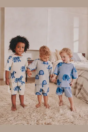 Next 100% Cotton Short Pyjamas 3 Pakke (9mdr.-8år)122128cm