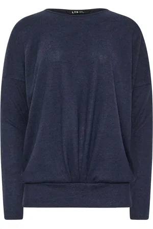 Long Tall Sally Soft Touch Plisseret Sweat Top46 Høj