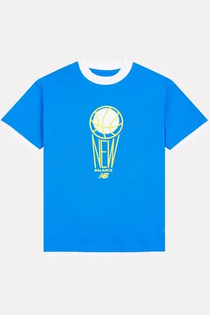 New Balance Boys 100% Cotton Hoops Graphic T-Shirt7 - 8 år (122 - 128cm)