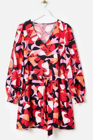 Oliver Bonas Abstract Floral Mini Dress38