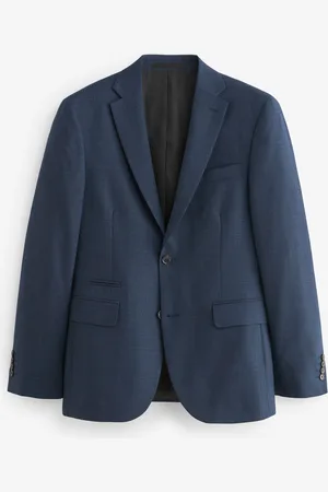 Next Tekstureret Uld Jakkesæt Jakke48 Long (UK 38 L)