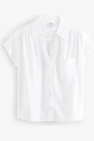 Next Short Sleeve Linen Blend Shirt44