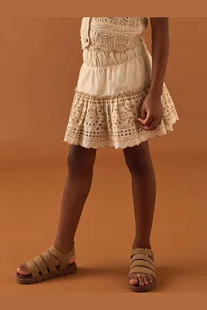 Next 100% Bomuld Plisseret Nederdele Shorts (3-16år)116122cm