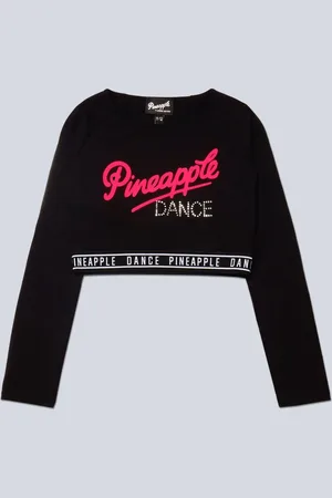 Pineapple Dance Girls Langærmet Afkortet Top13 år (158cm)