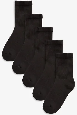 Next 5 Pakke Cotton Rich polstret Fodseng Ribbede sokker7-10