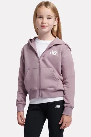 New Balance Piger Brush Back Graphic Zip Hættetrøje15 - 16 år (170 - 176cm)