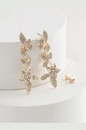 Next Bridal Flower Print Drop Earringsen