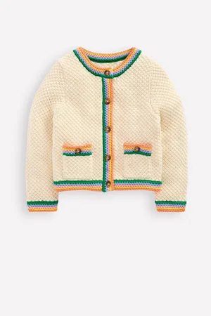 Boden 100% Cotton Libby Knitted Jacket116122cm