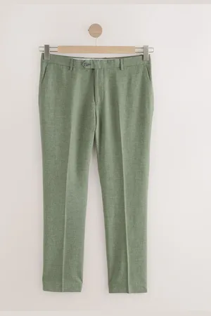 Next Tailored Fit Linen Texture Suit Trousers38l