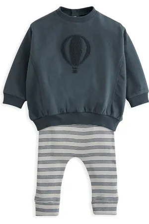 Mamas & Papas Blue Sweatshirt And Leggings Set56cm