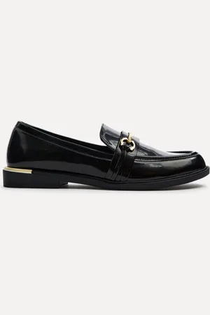 Linzi Breeze Gold Trim Slip-On Loafers