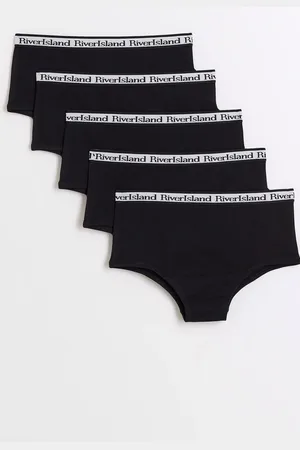 River Island Girls Hipster 100% Cotton Briefs 5 Pack5 - 6 år (110 - 116cm)