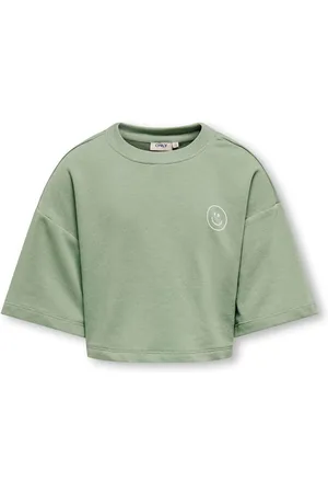 ONLY Green Smile Top/Shorts Sweat Set122128cm