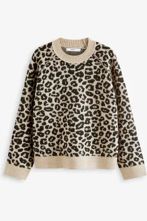 Next Seam Detail Crew Neck Jumper with WoolXS høj
