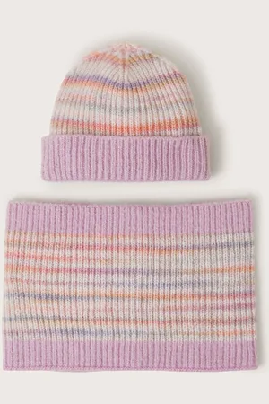 Monsoon Space Dye Winter Knit Beanie and Snood Set6 - 13 år (116 - 158cm)