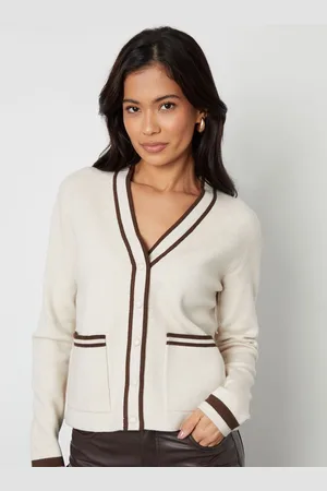 Threadbare Contrast Edge Knitted Cardigan44