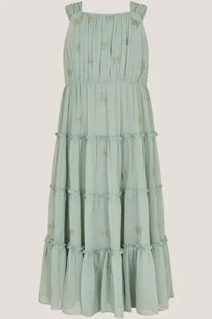 Monsoon Farfalla Butterfly Bead Tiered Dress146152cm