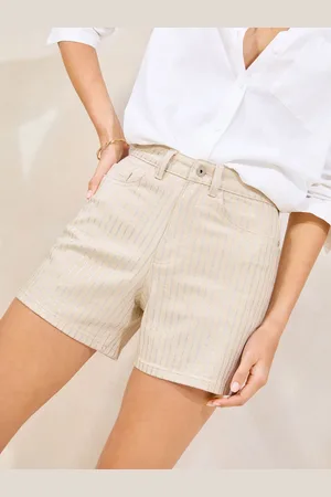 Lipsy London Denim Mom Shorts36