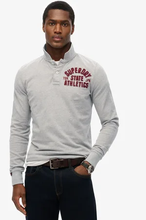 Superdry Vintage Athletic Langærmet Slim Fit Polo-skjorterMiddel