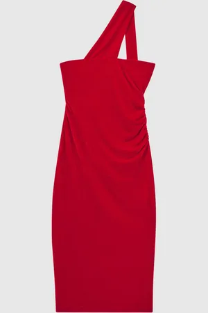 Reiss Abbey Velvet One-Soulder Midi Kjole42