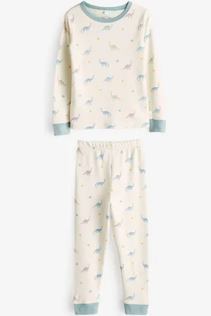 Mori Cream Organic Cotton & Bamboo Long Sleeve Pyjamas6 - 9 måneder (68 - 74cm)