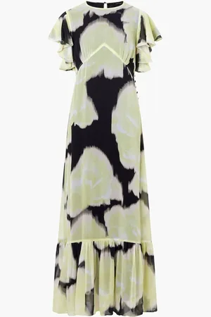 French Connection Natalie Emina Chiffon Maxi Dress36
