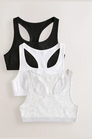 Next Racer Back Crop Tops 3 -pakke (5-16år)110116cm