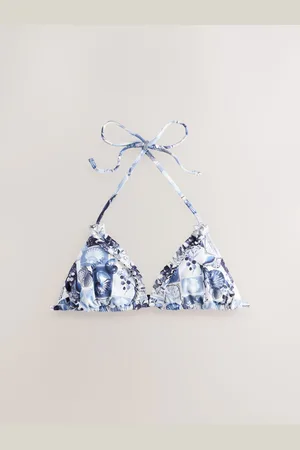 Next Pleated Triangle Bikini Top48