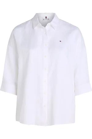 Tommy Hilfiger Curve Essential 100% Linen Easy Shirt52