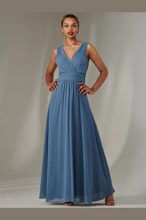 Jolie Moi Cora Sleeveless Chiffon Maxi Dress42