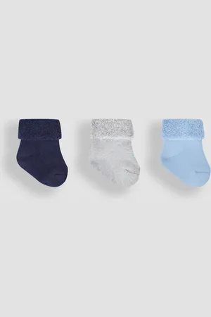 JoJo Maman Bébé 3-Pakke Baby SokkerOp til 6 måneder (50 - 68cm)