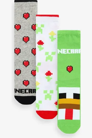 Character Minecraft Socks 3 PackUK 12.5 - 3.5