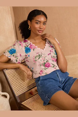 Love & Roses V & A V-Neck 100% Cotton T-Shirt38