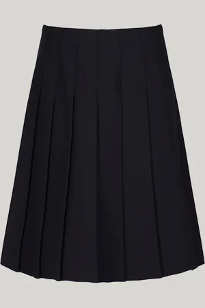 Trutex Navy 18" Stitch Down Permanent Pleats School Nederdele (10-17 år)15 år (170cm)