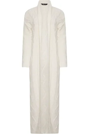 Long Tall Sally Premium Cable Midi Cardigan50-52 Tall