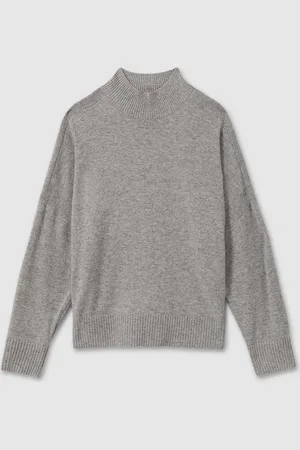 Reiss Alicia Wool Blend Funnel Neck JumperS