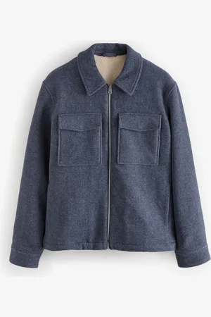 Next Wool Rich Teddystof foret ShacketXXL