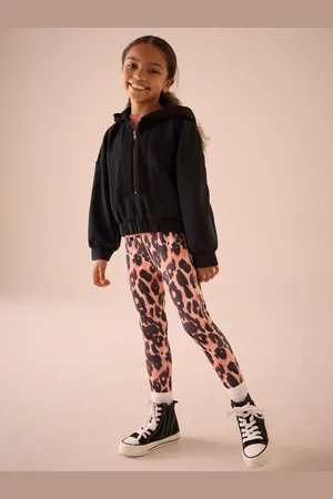 Next Half Zip Hoodie And Animal Sports Leggings Set (3-16yrs)6 år (116cm)
