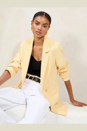 Lipsy London Afslappet lang skræddersyet blazer46