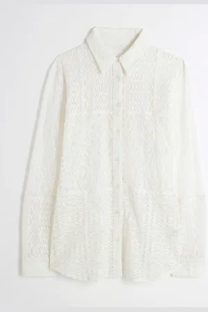 River Island Button Front Lace Shirt46