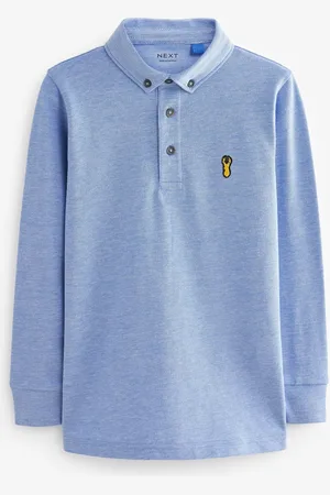 Next Langærmet 100% Cotton Polo-skjorter (3-16år)8 år ( 128 cm)