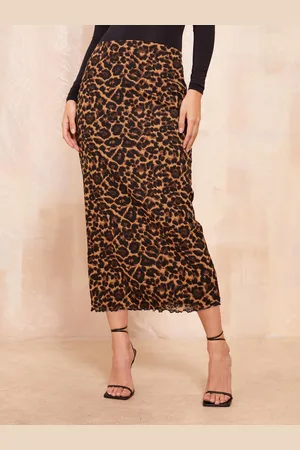 Friends Like These Chiffon Bias Animal Maxi nederdel40