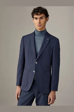 HUGO BOSS Micro Pattern Regular Fit Wool Jacket30