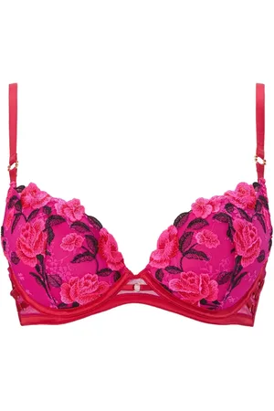Ann Summers Everlasting Love Floral Embroidered Lace Padded Plunge Bra70C